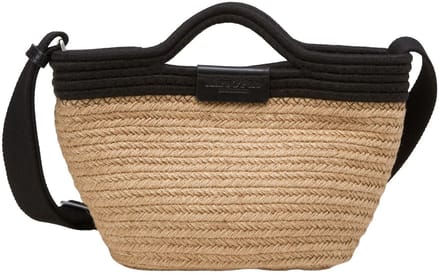 Marc O'Polo Schoudertas Jonni Shopper Nature / Black Lichtbruin