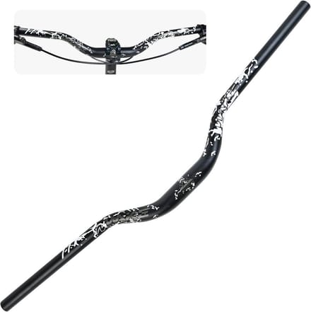 Fietsstuur Aluminiumlegering - Riser Bar MTB - Comfortabel Fietsen - Extra Lang Breed - 780mm - Zwart