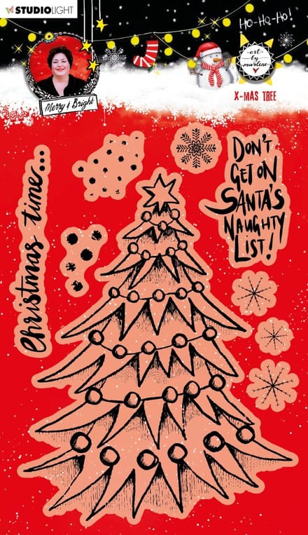 Studio Light Essentials clear stamp Christmas Tree nr.82