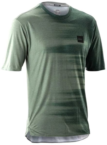 Leatt Trail 4.0 Korte Mouw Wielertrui Groen M Man