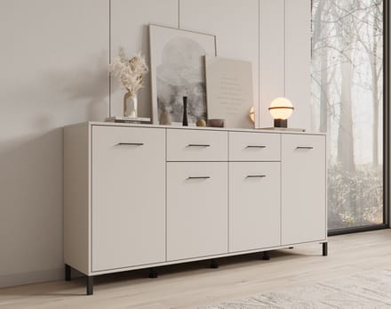 Meubella - Dressoir Vidor - Beige - 183 cm