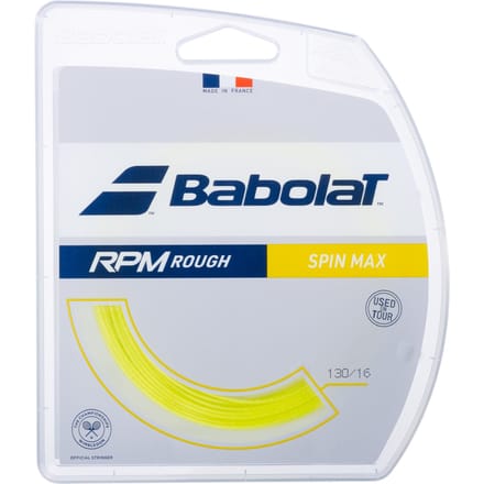 Babolat RPM Rough Tennis String 12m - Geel 1.30mm
