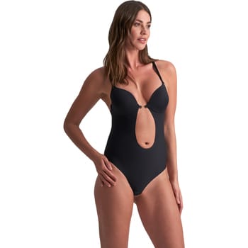 Body's Bye Bra Push-up bodysuit met lage rug en diepe hals Shapewear