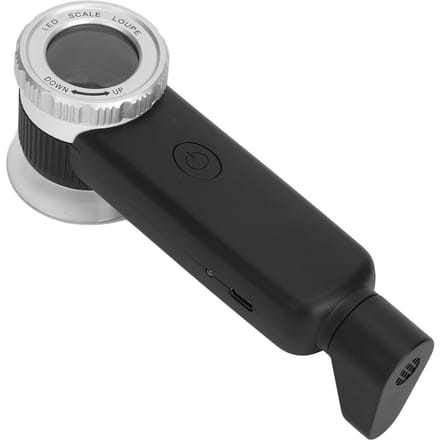 30X Vergrootglas Wit Paars Geel 3 Kleur Licht USB Oplaadbaar Vergrootglas met