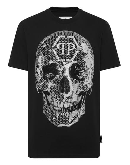 T-Shirt Ronde Hals Ss Skull