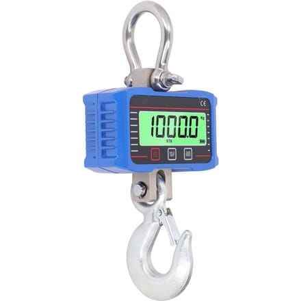 Digitale Kraanweegschaal 1500kg 3000lb LCD-Display Zware Industriële Elektronische Kraanweegschaal blue