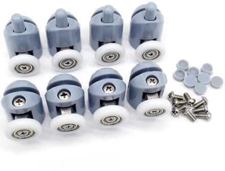 8* Douche Kamers Cabines Roller & Douche Deur Behuizingen Rollers Runners Wielen Katrollen 27mm