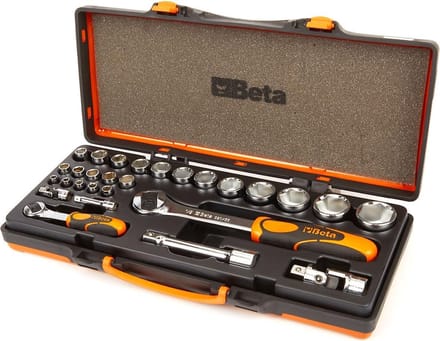 Beta Assortiment Zeskant 1/4 - 1/2 Dopsleutelset - 902 A/C22