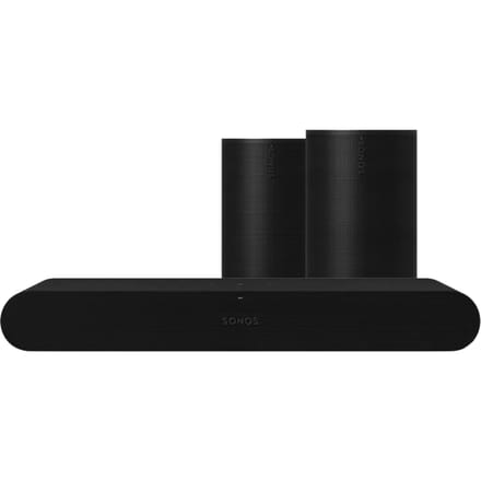 Sonos Ray Zwart +  Era 100 SL Duopack Zwart