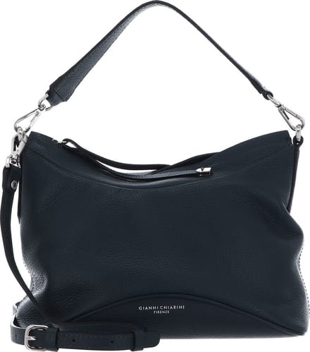GIANNI CHIARINI Leren Schoudertas Greta Shoulderbag Deep Green Donkergroen