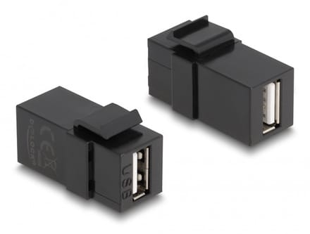 Delock 87829 USB 2.0-inbouwmodule Keystone Kabel 1 stuk(s)