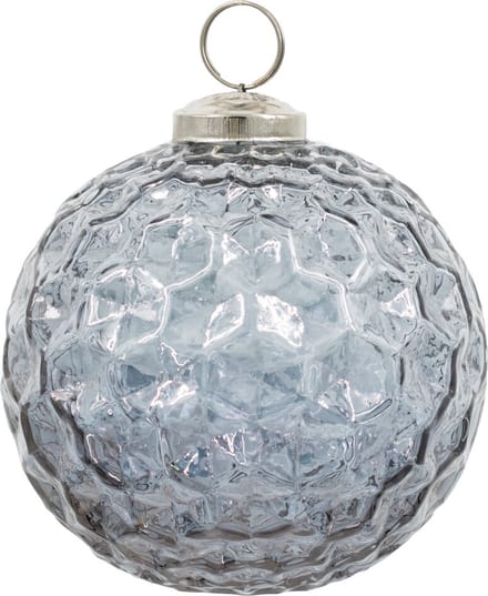 HomeBound by KY | Glazen kerstbal grijs | kerstbal | kerstdecoratie