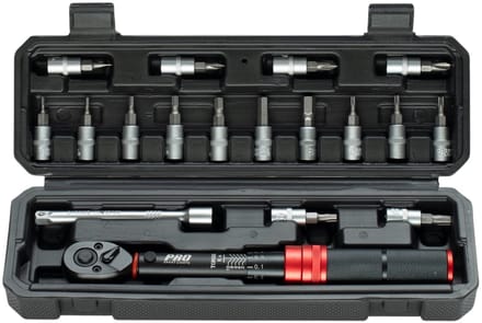 Fietsgereedschap Momentsleutel Fiets 16 bits Compact Pro Sport Lights 1/4" 1-10 Nm