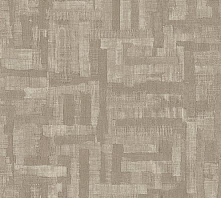 GRAFISCH PENSEELSTREKEN BEHANG | Stofeffect - Beige Grijs - A.S. Création Metropolitan Stories Hot Spots