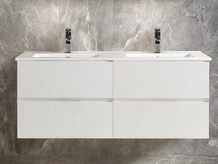 LINEA UNO - Kode 120 - Glans wit - Badmeubel - - 301593