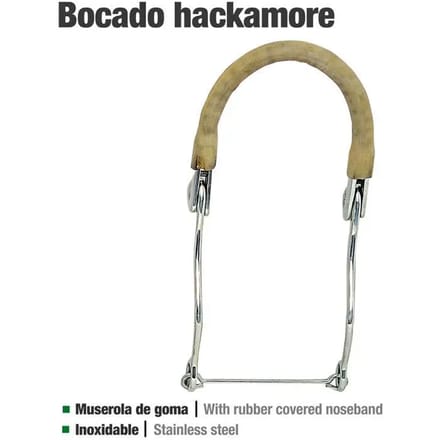 RVS hackamore voor paard Zaldi 25108
