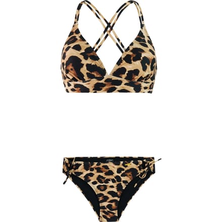 Protest PRTShala - Bikini set Dames - Normale pasvorm - Uitneembare vulling - Medium dekking - Bruin