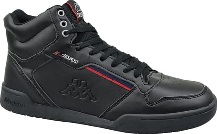 Kappa unisex hoge sneaker 242764 zwart