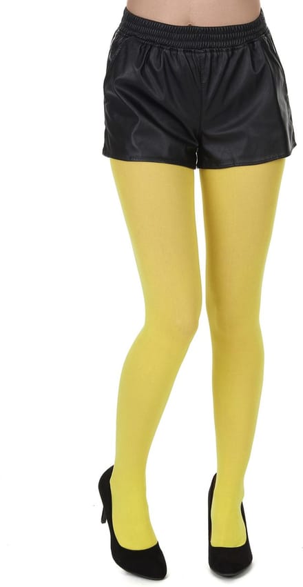 Vegaoo - Gele panty voor volwassenen