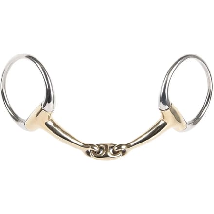 Anatomisch dubbel snaffle bit voor paarden Harry's Horse