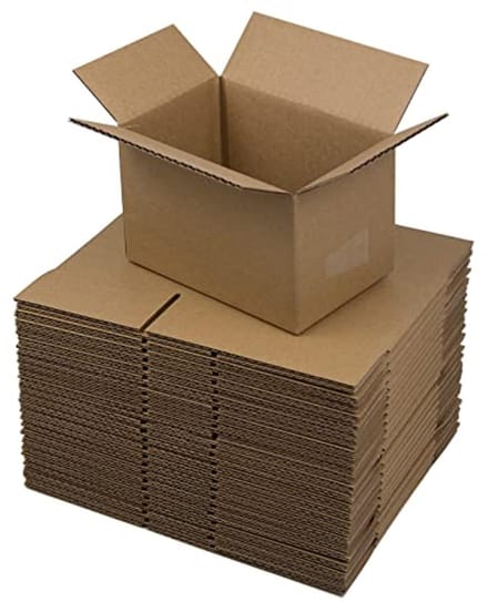 Verzenddozen 6x4x4 inch – Kleine golfkartonnen dozen, 25 stuks