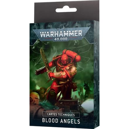 Bordspellen Games Workshop Warhammer 40k - Datacards V.10 Blood Angels (Fr)