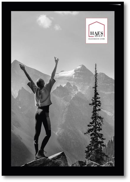 HAES DECO - Kunststof fotolijst 10x15 zwart Easy Frame - EF1B