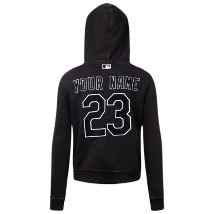 Gebroken witte X MLB Chicago White Sox slim-fit zwarte hoodie