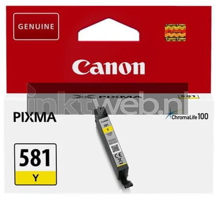 Canon CLI-581Y - Inktcartridge - Origineel - Standaard capaciteit - Geel