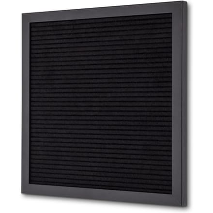 Letterbord IEZZY 30x30cm zwart hout