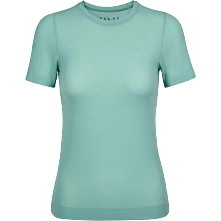 FALKE Ultralight Cool sneldrogend functioneel materiaal functioneel shirt met korte mouwen dames groen - maat L