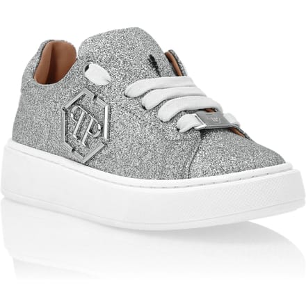 Glitter Lo-Top Sneakers Hexagon