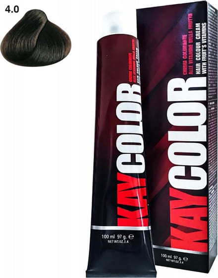 Kay Color - Kay Color Hair Color Cream 100 ml - 4.0