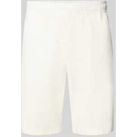 straight fit korte broek met achterzak