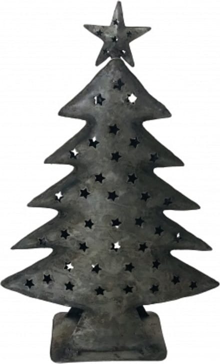 Xmas tree antique steel H40cm