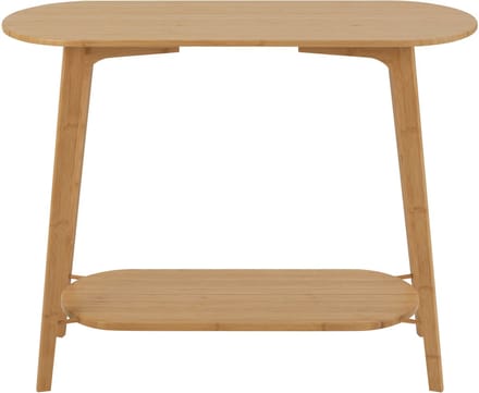 J-Line console Square - bamboe - naturel