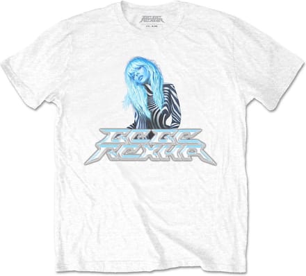 Bebe Rexha - Silver Logo Heren T-shirt - S - Wit