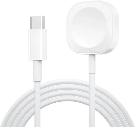 IfarNix – Magnetische Oplaadkabel Geschikt voor Apple Watch – USB-C – 1 Meter – Wit