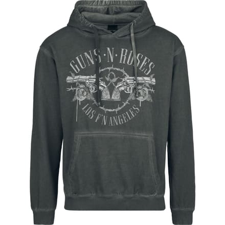 Guns N' Roses Top Hat Skull Heren Trui met capuchon - grijs - S