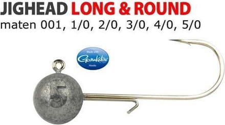 Spro Round Jig Head - Grijs - 35g - 4st - Zilver