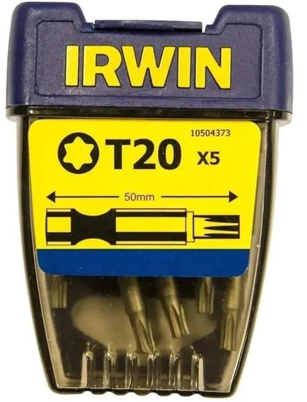 Irwin Torx T20 - 1/4”/50 mm - VE=5 - 10504373