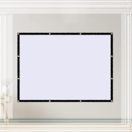 Projectiescherm - Filmscherm - Thuisbioscoop Ervaring - Kreukvrij Ontwerp - 150 inch 16:9 - Wit