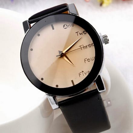 Hidzo Horloge Geekthink ø 37 mm - Zilver - Inclusief horlogedoosje