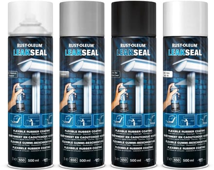 Rust-Oleum LeakSeal Lekstop - Spuitbus - Transparant - 500ml - Waterdicht - Flexibele Afdichting