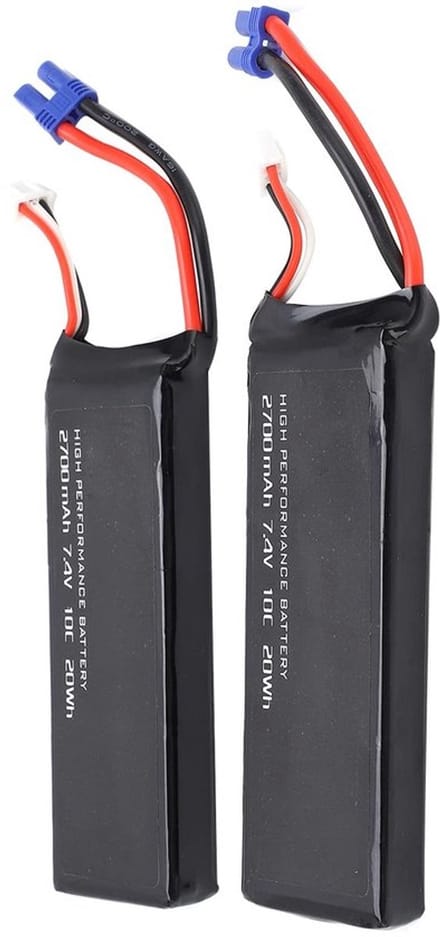 Dailygoody - 7.4V LiPo Batterij - Oplaadbare LiPo Batterij - Groot