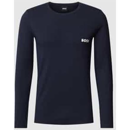 Shirt met lange mouwen en labelstitching, model 'Infinity'