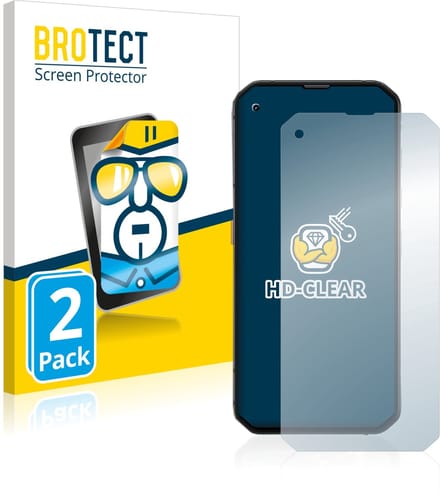 BROTECT - Screenprotector voor Blackview BL6000 Pro 5G - Folie Beschermfolie transparant 2 Stuks