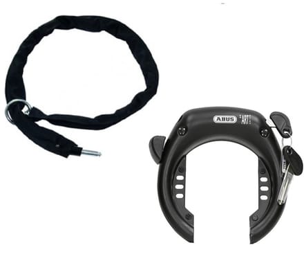 Abus Shield 5650 Large ART2 inclusief 100cm insteekketting - Zwart