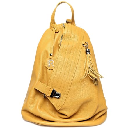 Isabella Rhea Mosterd Rundleer Tas