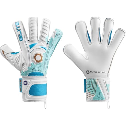 Elite Sport Orca Keepershandschoenen - Wit / Hemelsblauw | Maat: 7